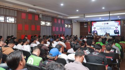 Cooling System di Pilkada 2024, Polres Jember Bersama Komunitas Motor Serukan Persatuan dan Kesatuan