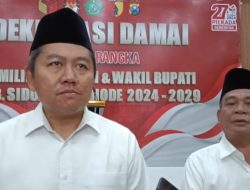 Deklarasi Damai Pilkada Serentak 2024 Kabupaten Sidoarjo