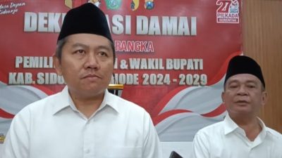 Deklarasi Damai Pilkada Serentak 2024 Kabupaten Sidoarjo