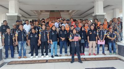 GMBI Tulang Bawang dan GMBI se-Lampung Kawal Bawaslu Kota Metro