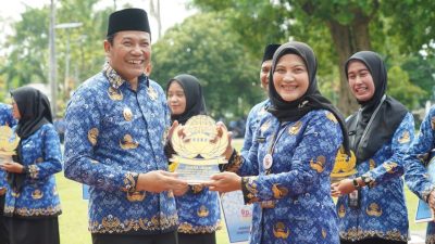 HUT Korpri, Plt. Bupati Sidoarjo Sampaikan Pesan Presiden Prabowo untuk ASN di Sidoarjo