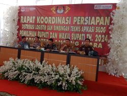 Jelang Pendistribusian Logistik Pemilihan, KPU Lampura Gelar Bimtek Apikasi Silog