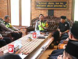Kapolres Silaturahmi ke Perguruan Silat di Bojonegoro