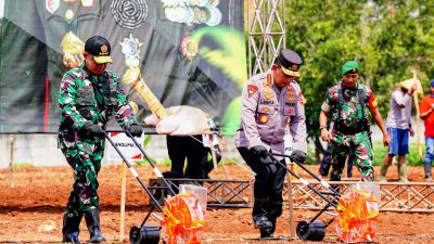 Kapolri dan Panglima TNI Tinjau Kesiapan Program Ketahanan Pangan di Jawa Tengah