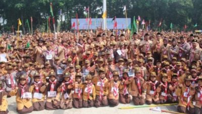 Kwarcab Gerakan Pramuka Bojonegoro Gelar PSC Diikuti Ribuan Peserta