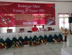 Menyambut Pilkada 2024, KPU Lampung Utara Gelar Bimtek KPPS dan ToT