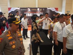 Pastikan Berjalan Lancar, Kapolres Wonogiri Pimpin Pengamanan Debat Publik Paslon Bupati Wonogiri