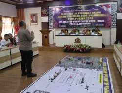 Pastikan Keamanan Debat Pilkada, Polres Wonogiri Gelar Rakor