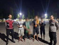 Polres Situbondo Amankan Empat Pemuda Saat Pesta Miras, Temukan 2 Botol Alkohol 70 Persen