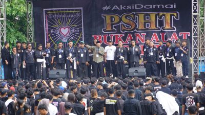 Polres Wonogiri Amankan Aksi Damai Warga PSHT