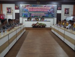 Polres Wonogiri dan Pemerintah Kabupaten Gelar Rapat Koordinasi Dukung Program Swasembada Pangan Prabowo-Gibran