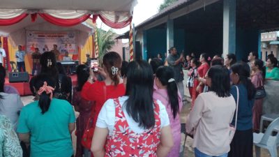 Ratusan Relawan Nias Sambut Baik Paslon Nadi di Sagulung