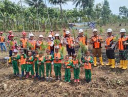 Rayakan HUT le-22 Yayasan Paud Tunas Rimba Kenalkan Siswa Siswi dengan Menanam Pohon