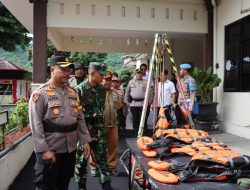 Antisipasi Potensi Bencana Alam, Polres Wonogiri Gelar Apel Kesiapsiagaan Tanggap Bencana Alam
