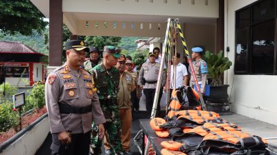 Antisipasi Potensi Bencana Alam, Polres Wonogiri Gelar Apel Kesiapsiagaan Tanggap Bencana Alam