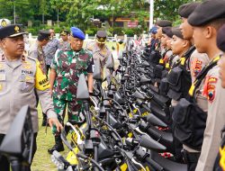 Apel Gelar Pasukan Ops Lilin Candi 2024, Polda Jateng Fokus Pengamanan Tempat Ibadah, Objek Wisata dan Ciptakan Kamseltibcar Lantas