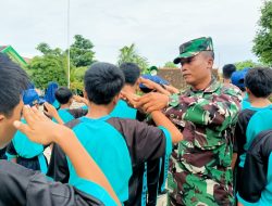 Babinsa Koramil Temayang Bojonegoro Perkuat Karakter Pelajar SMP