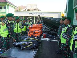 Dandim Bojonegoro Pimpin Apel Gelar Pasukan Kesiapsiagaan Antisipasi Bencana Alam