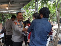 HUT Logistik Polri ke-77, Polresta Sidoarjo Beri Santunan Anak Yatim dan Baksos