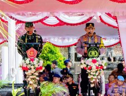 Kapolri dan Panglima TNI Pimpin Apel Gelar Pasukan Operasi Lilin 2024