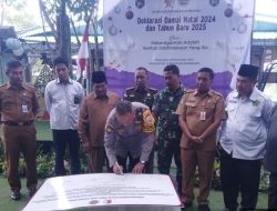 Kapolsek Bojonegoro Kota Hadiri Deklarasi Damai Natal dan Tahun Baru 2025, Ajak Masyarakat Jaga Kerukunan