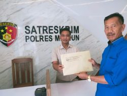 Ketua LPKSM Pasopati Bersama Tim Laporkan Dugaan Peyimpangan Pengelolaan Dana Desa