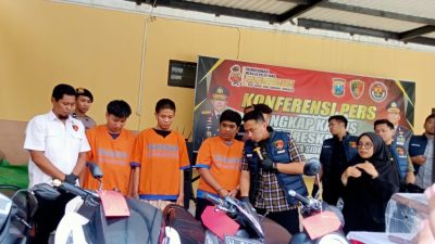 Pelaku Curanmor Asal Kecamatan Tulangan Berhasil Diringkus Satreskrim Polresta Sidoarjo