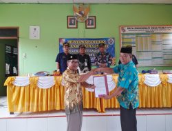 Pemdes Kubu Hitu Serah Terima Pekerjaan Fisik DD TA 2024