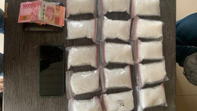 Polda Lampung Gagalkan Penyelundupan 1,5 Kg Sabu, Empat Pelaku Ditangkap