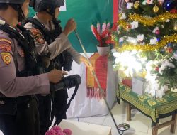 Polres Bojonegoro Lakukan Sterilisasi Gereja Jelang Ibadah Natal 2024