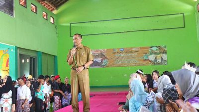 SMP Negeri 3 Tulungagung Gelar Panen Karya P5, Menggali Potensi Budaya Lokal dengan Busana Batik Jumputan