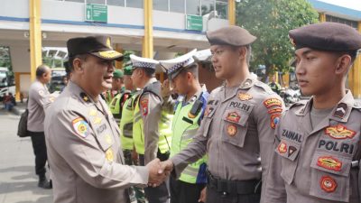 Tim Itwasum Polri Supervisi Operasi Lilin Semeru 2024 di Posyandu Terminal Purabaya