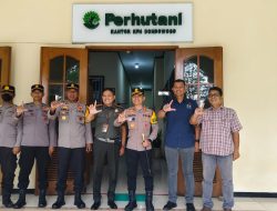 Administratur Perhutani KPH Bondowoso Menerima Kunjungan Kerja Kapolres