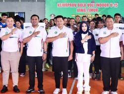 Forkopimda Sidoarjo Resmi Membuka Kejurprov Jatim Bola Voli U-15 di GOR Sidoarjo