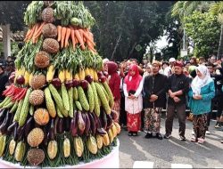 Gunungan Sedekah Bumi, Wujud Syukur dan Pelestarian Budaya di Hari Jadi Sidoarjo ke-166