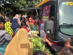 Harkamtibmas Polresta Banyuwangi Sambang Warga Gelorakan Sayur Kamtibmas