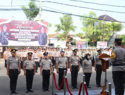 Kapolres Bojonegoro Pimpin Upacara Kenaikan Pangkat Anggota