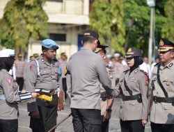Kapolres Situbondo Pimpin Sertijab Wakapolres, Dua Kabag dan Kapolsek Mangaran