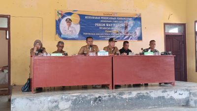 Musrenbang 2025, Beri Arahan untuk Dukung Percepatan Pembangunan Pekon Wayharong