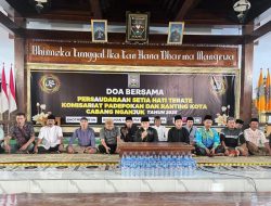 Cetak Pendekar Tangguh, Komisariat Padepokan dan PSHT Ranting Kota Nganjuk Gelar Doa Bersama