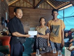 Paguyuban Satrio Malowopati Membantu Warga Dusun Kalimati Terkena Musibah Kebakaran