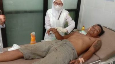 Petugas Penjaga Amal Masjid Dibacok ODGJ