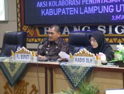 Pj. Bupati Lampung Utara Pimpin Rakor Penyusunan Roadmap Aksi Kolaborasi Penuntasan Sampah