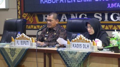 Pj. Bupati Lampung Utara Pimpin Rakor Penyusunan Roadmap Aksi Kolaborasi Penuntasan Sampah