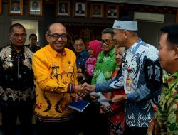 Pj. Bupati Lampung Utara Pimpin Rapat Penyerahan Rekomendasi LHP Kinerja BPK dan LHP Inspektorat Provinsi Lampung TA 2024