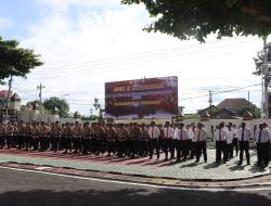 Polres Wonogiri Gelar Apel Sosialisasi Pencegahan PMK