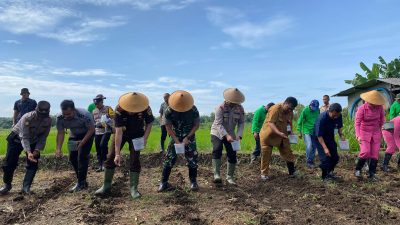 Polres Wonogiri Lakukan Penanaman Jagung Serentak 1 Juta Hektar di Kecamatan Wuryantoro