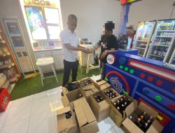 Polresta Banyuwangi Amankan Ribuan Botol Miras Ilegal Hasil Cipta Kondisi Pasca Nataru