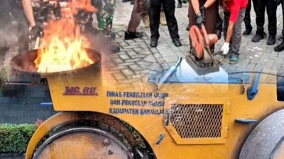 Polresta Sidoarjo Musnahkan Barang Bukti Narkoba, Miras dan Knalpot Brong