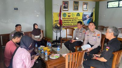 Sinergitas Polri dan Senkom, Satlantas Polresta Sidoarjo Gelar Pelatihan PPGD